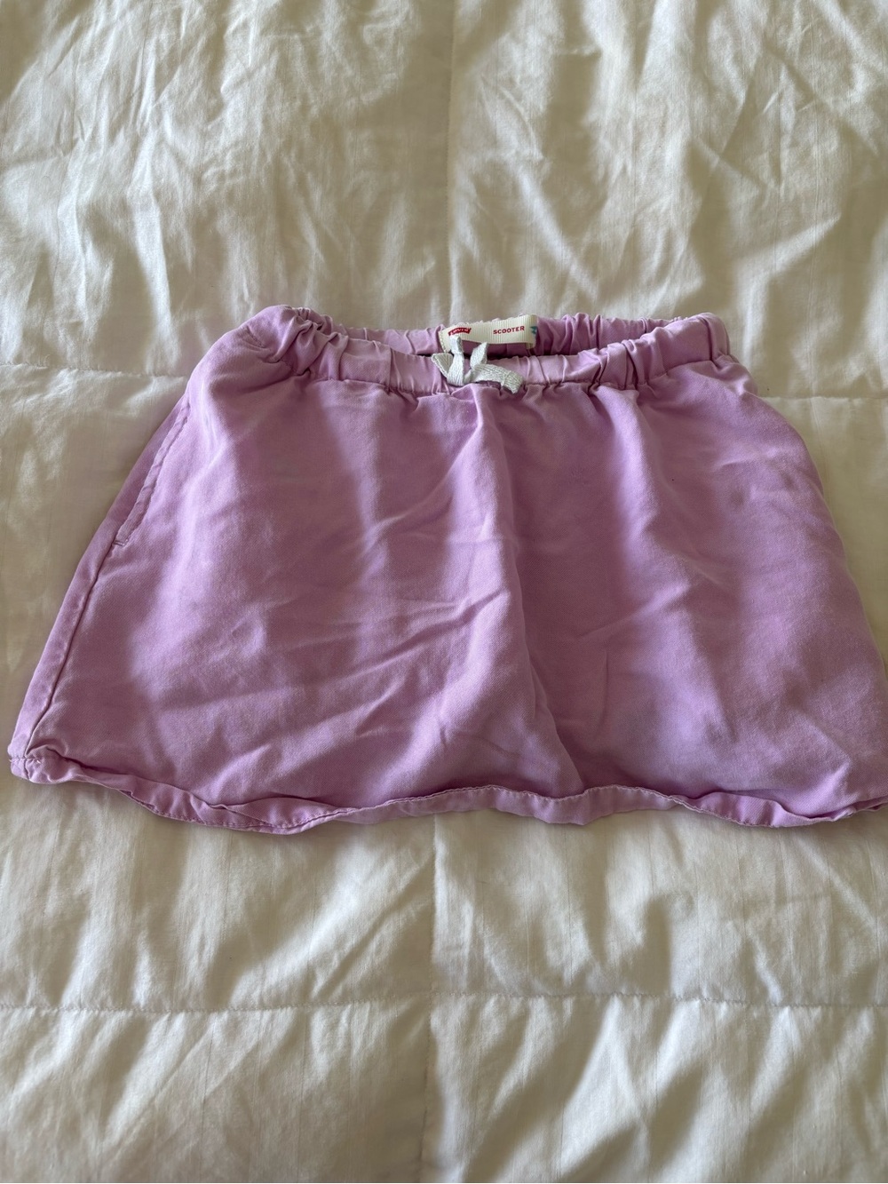 3T Levi’s Girls Lavender Pull-On Elastic Waist Skirt skort